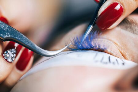 Professional eyelash extensions