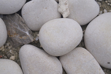 White river pebbles Backgroundの写真素材