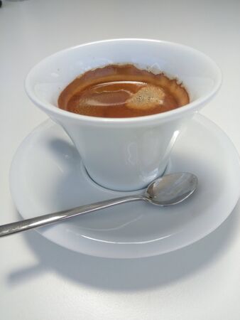 Coffee in the morning, Nice pour coffee at a local bar in Punta Cana, Dominican Republicの写真素材