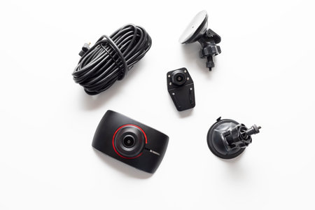 Top View Car and Driver Road Patrol Touch Dash Cam. Blindspot Car Camera for Vehicle, Set. Safe...