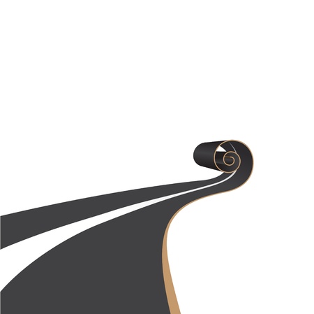 Construction of a new roadのイラスト素材