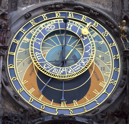 Astronomical watch Orloj  Prague  Czech Republic のeditorial素材