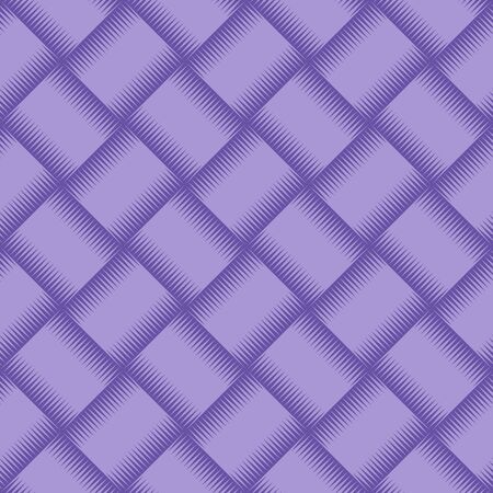 Violet wicker background as seamless pattern. Vector illustration.のイラスト素材