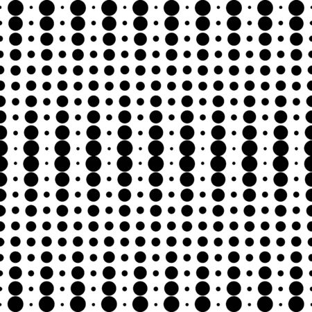 halftone dots. Black dots on white background. vector illustrationのイラスト素材