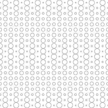 halftone dots. Black dots on white background. vector illustrationのイラスト素材
