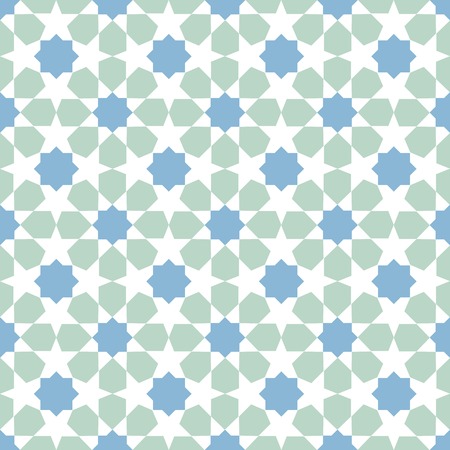 multicolor mosaic moroccan zellige seamless. vector illustration