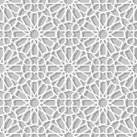 moroccan paper seamless pattern with geometric  texture.vector illustrationのイラスト素材
