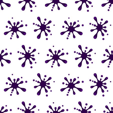 violet blot seamless isolated on white background. vector illustrationのイラスト素材