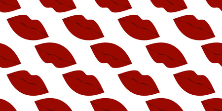 Cool Sexy Seamless Lipsのイラスト素材