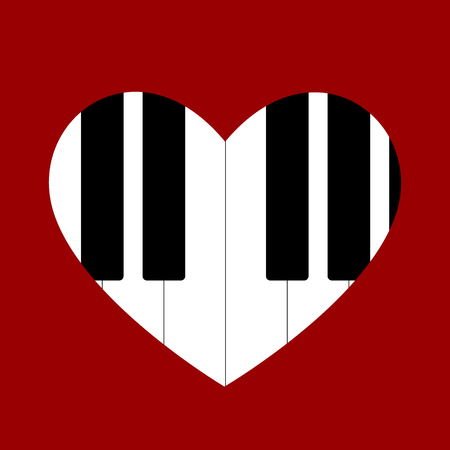 heart love musicのイラスト素材