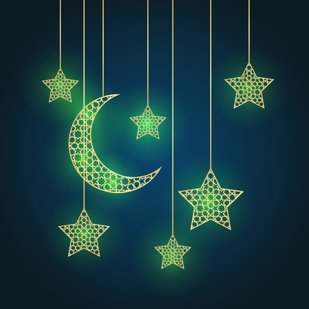 ramadan greeting cardのイラスト素材