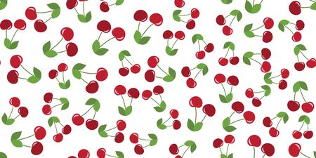 red cherries seamless