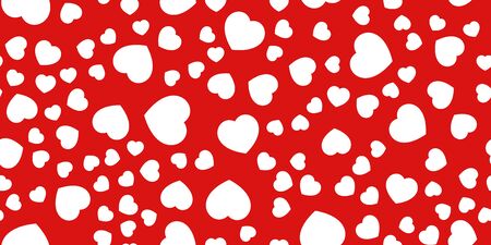 seamless decorative heartsの写真素材