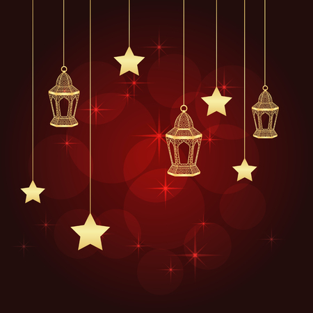 Ramadan greeting cardのイラスト素材