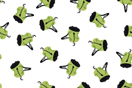 Chalk bags as seamless patternのイラスト素材