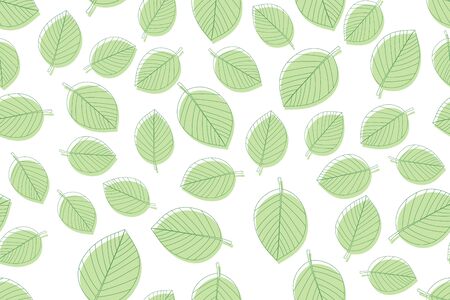 Green leaves backgroundのイラスト素材