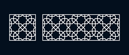 Templates of Islamic patternのイラスト素材