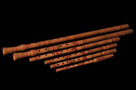 Wooden Fluteの写真素材