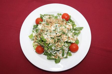 Fresh yummy saladの写真素材