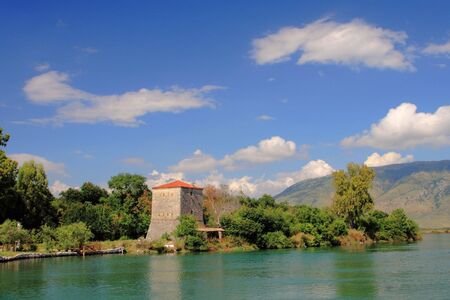 Archeological site of Butrint in Albaniaの写真素材