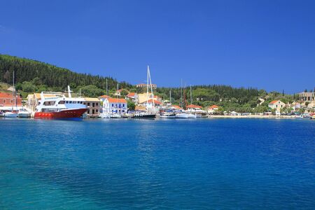 The harbour at Fiskardo on the greek island of Kefalonia

の写真素材