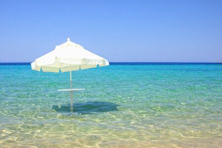 Neos marmaras beach, Halkidiki, Greece の写真素材