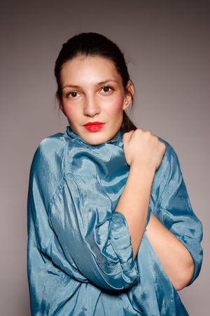 Portrait of a beautiful young sexy woman 
の写真素材