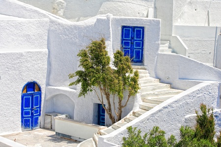 view of Santorini island Greece