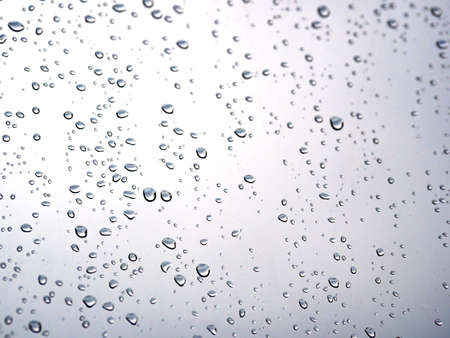 Rain water drops on a window