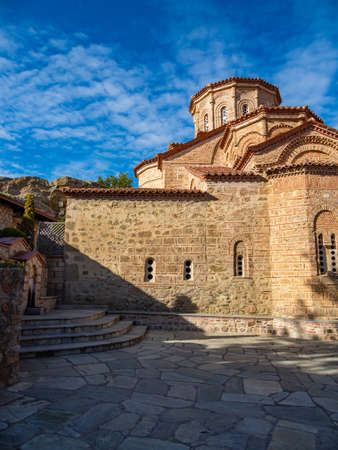 indide the Monastery of Great Meteoronの写真素材