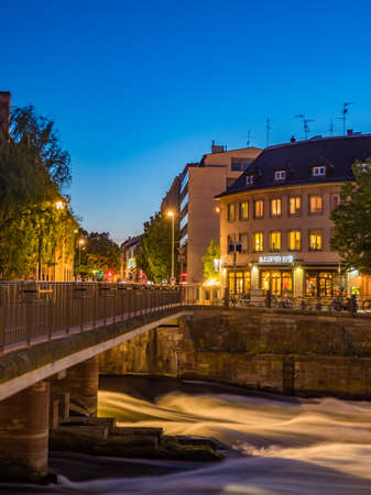 Petite France area in Strasbourg Alsaceのeditorial素材