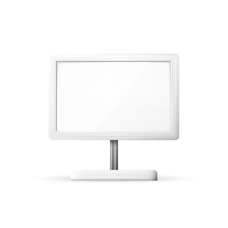 Blank Outdoor Billboard with Place for Messageのイラスト素材