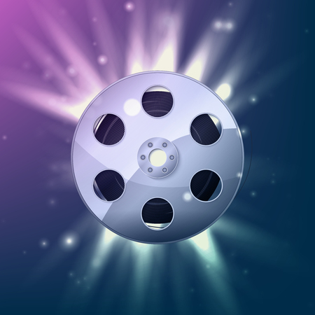 Vector Film Reel Iconsのイラスト素材