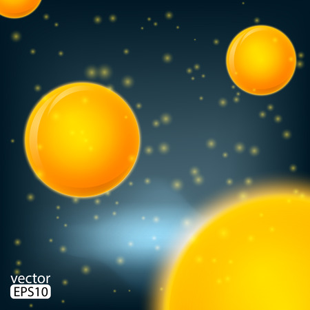 molecules spheres abstract backgroundのイラスト素材
