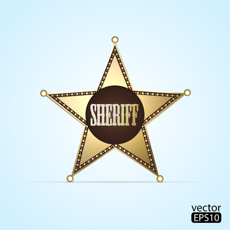 sheriff starのイラスト素材