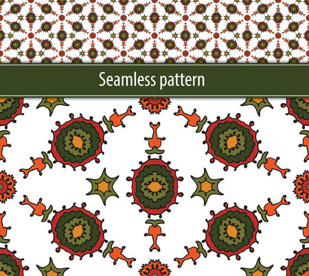 vector seamless patternのイラスト素材