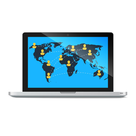 Social networking conceptのイラスト素材