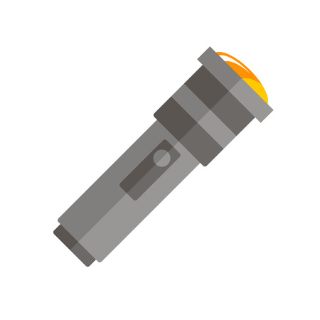 Flat flashlight icon.のイラスト素材
