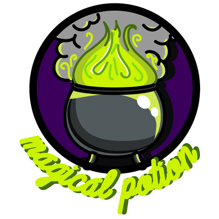 Color vintage Religion, philosophy, spirituality, occultism, chemistry, science magic esoteric emblem Vector illustrationのイラスト素材