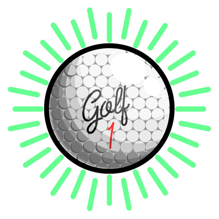 Color vintage golf emblems. For Golf School or Golf Club designのイラスト素材
