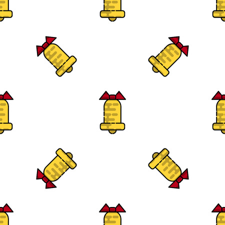 Christmas flat icon pattern, sketch drawing for your designのイラスト素材