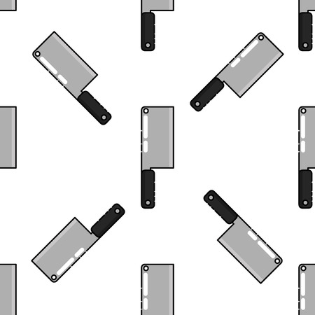 Kitchen icon pattern. Kitchen items in flat style.のイラスト素材
