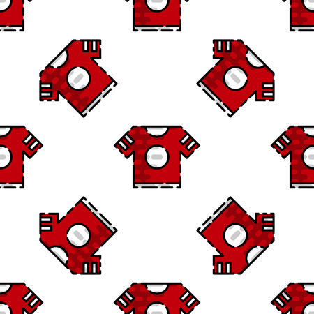 American football pattern. Sport background. Vector illustrationのイラスト素材