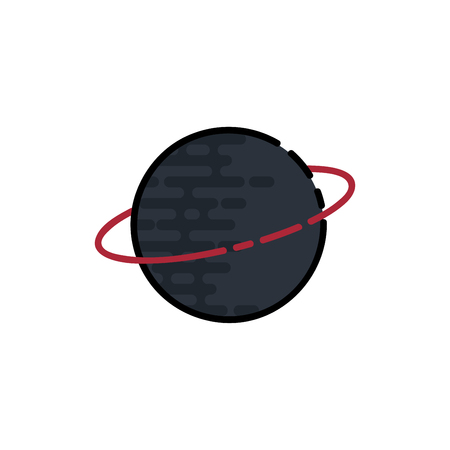 Science flat icon for your design. Vector illustrationのイラスト素材