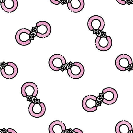 sex shop flat pattern, sex toy, bdsm and other, vector illustrationのイラスト素材