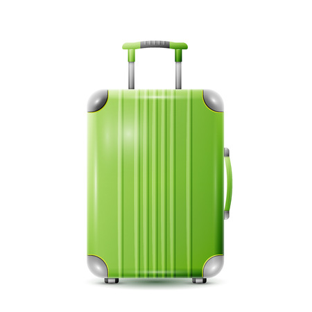 Large polycarbonate suitcaseのイラスト素材
