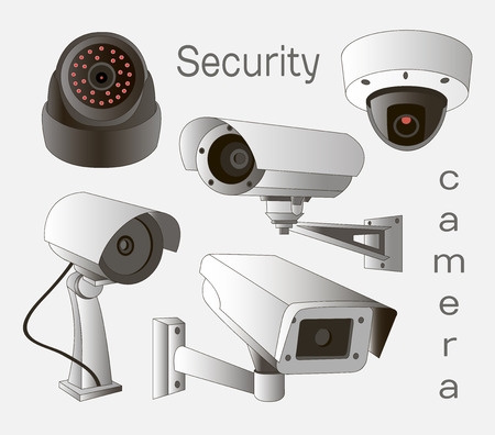 Security camera vectorのイラスト素材