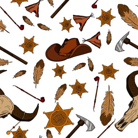 American Tribal Native Symbolsの写真素材