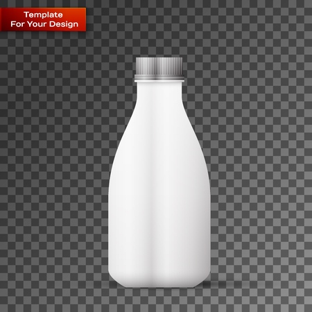 Blank Milk or Juice Pack isolated on transparentのイラスト素材