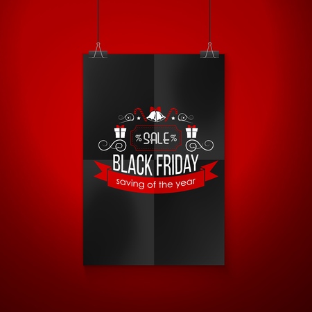 Black Friday Sale Emblemのイラスト素材